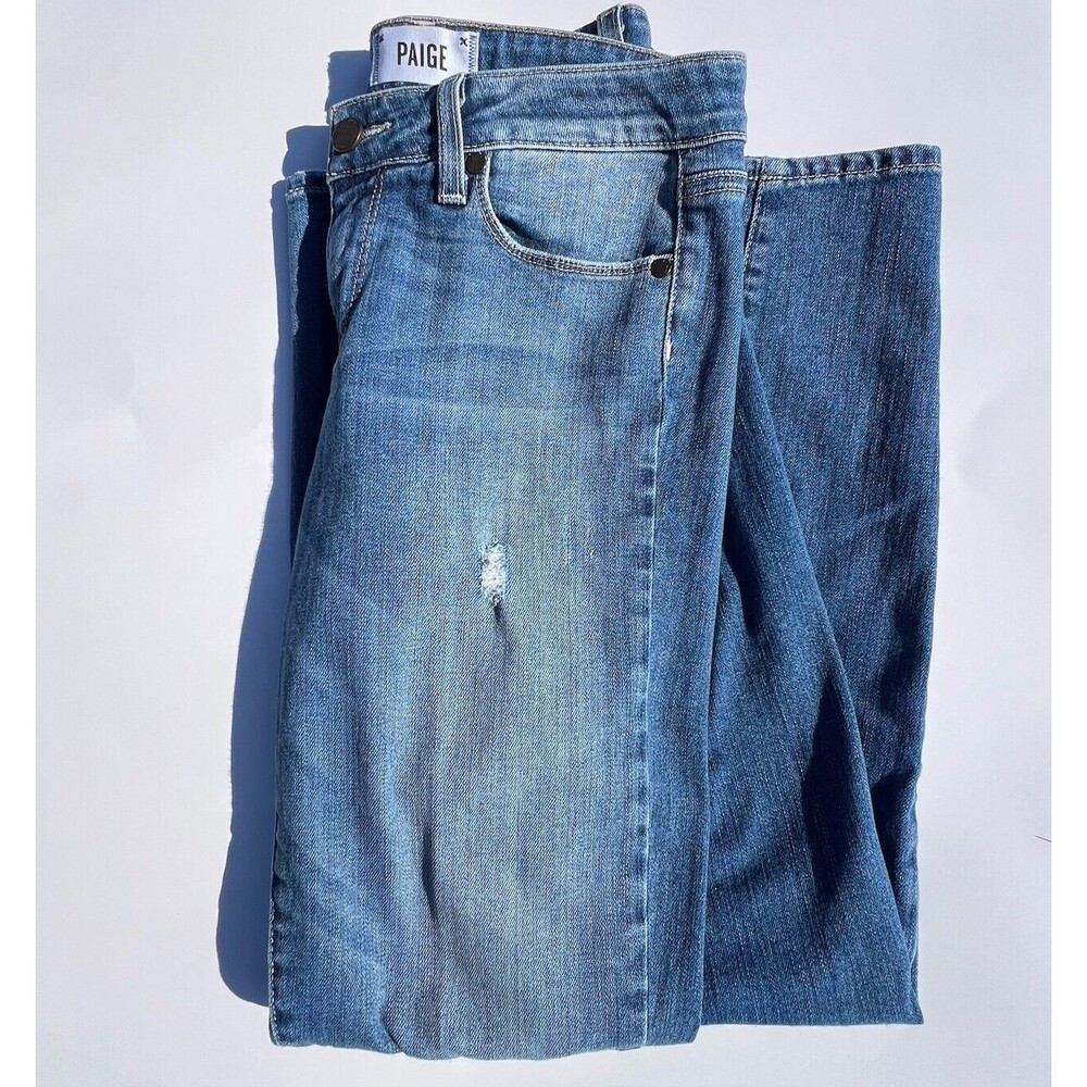 Paige womens Verdugo Ankle Skinny mid rise Blue Denim Jeans Size 27